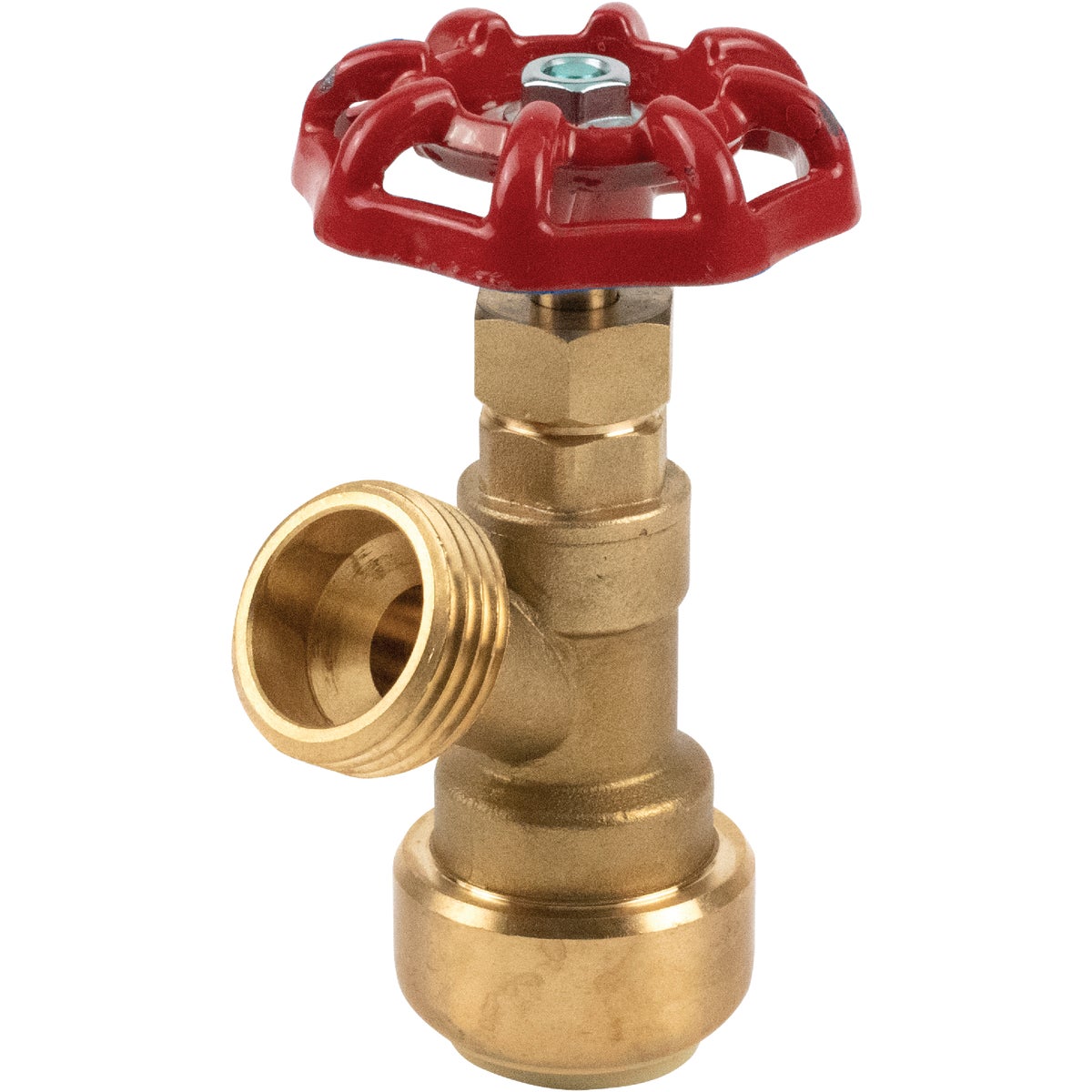 ProLine 1/2 In. PF x 3/4 In. MHT Brass Push Fit Boiler Drain