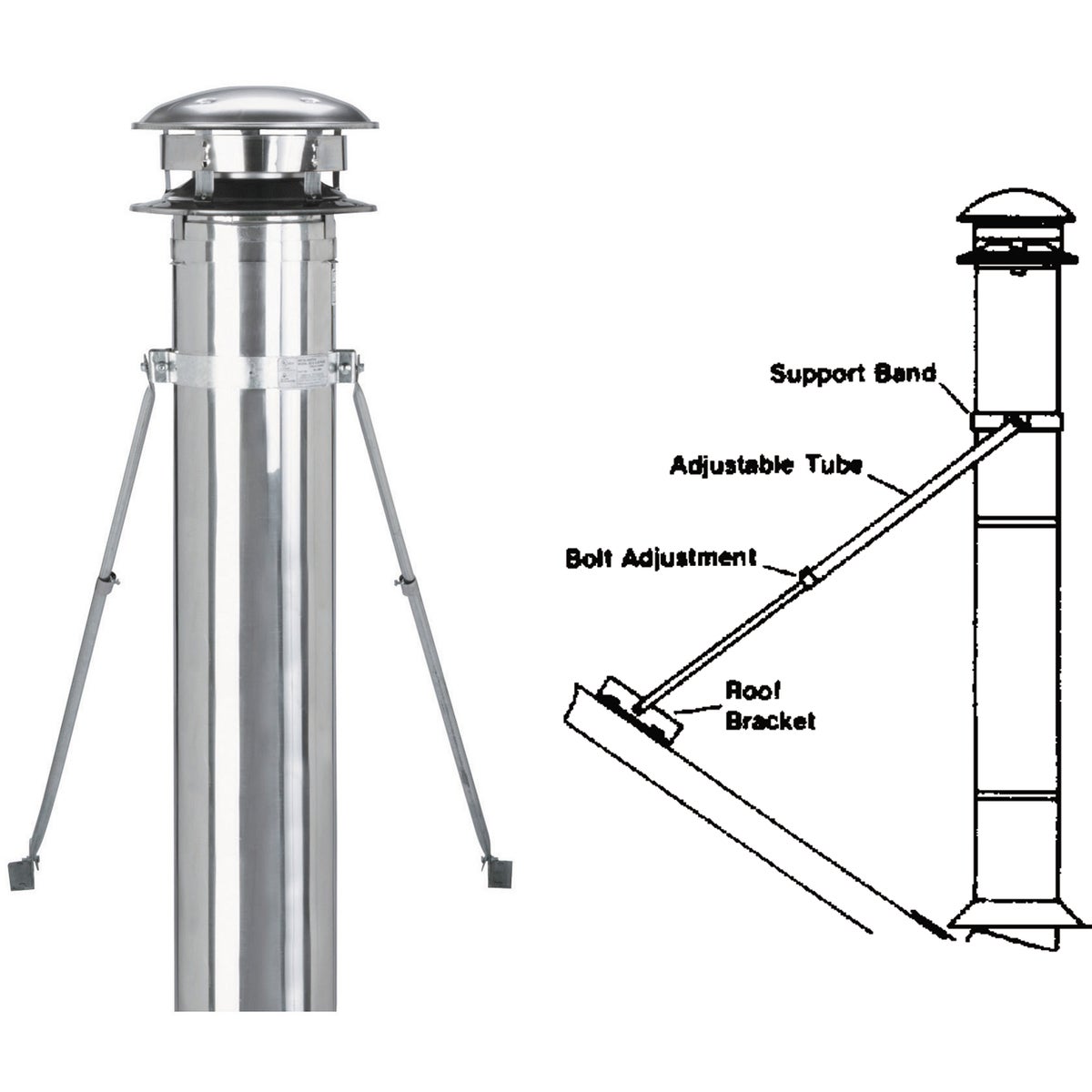 6″ KIT ROOF BRACE