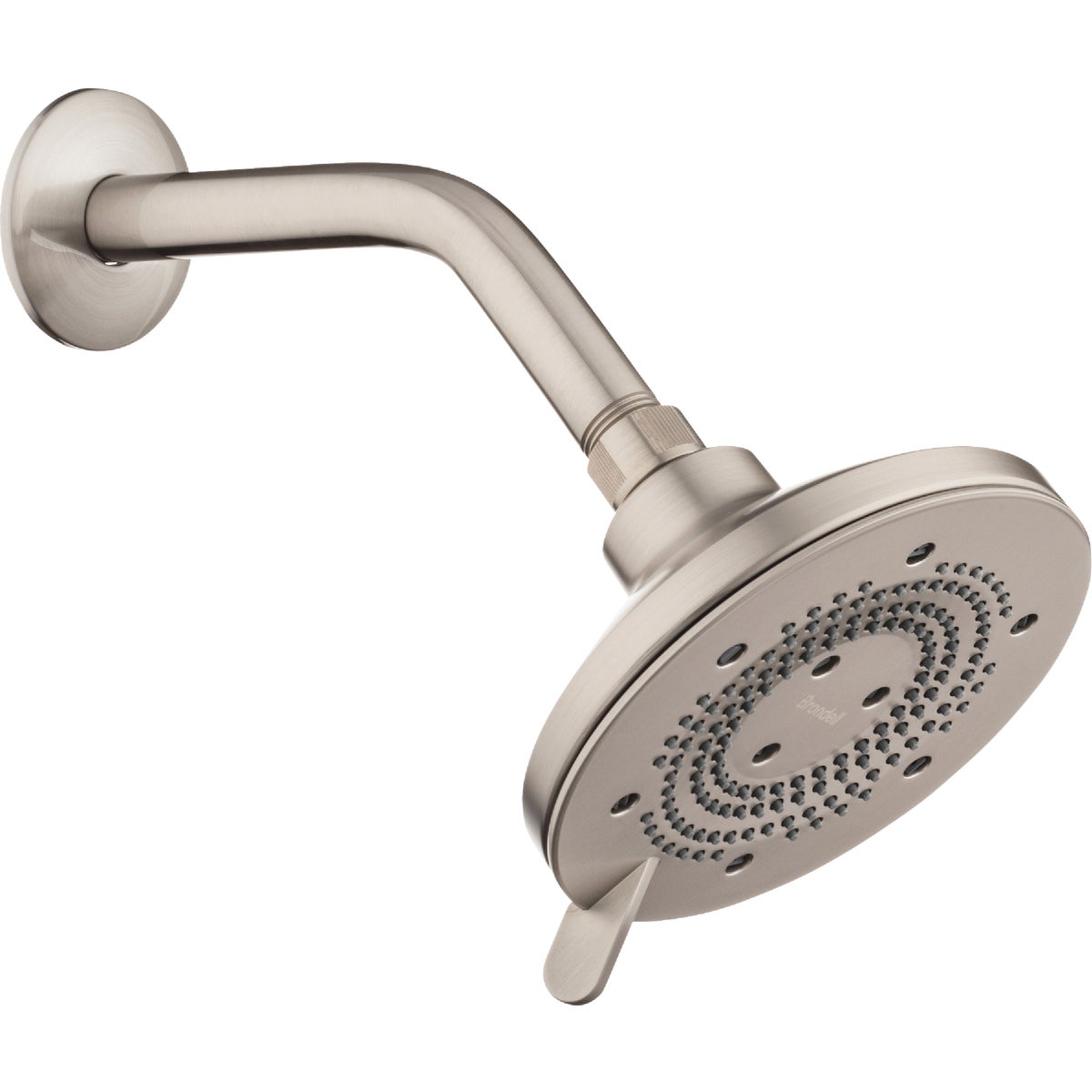 Brondell Nebia Yuba 5-Setting Fixed Showerhead, Brushed Nickel