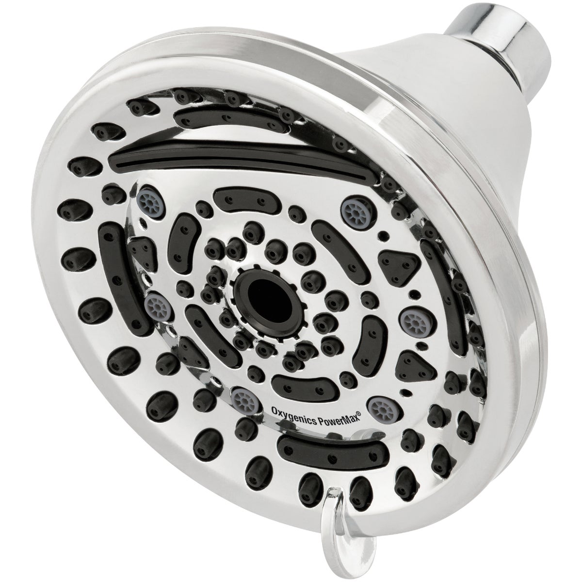 Oxygenics PowerMax 9-Spray 1.8 GPM Fixed Showerhead, Chrome