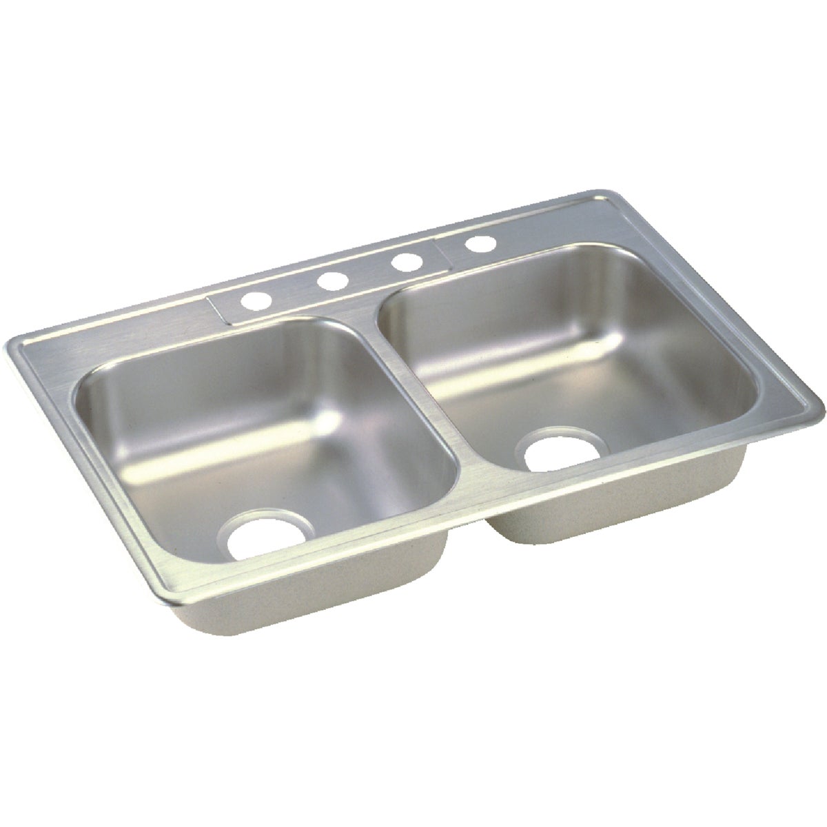 6″ SS DOUBLE-BOWL SINK