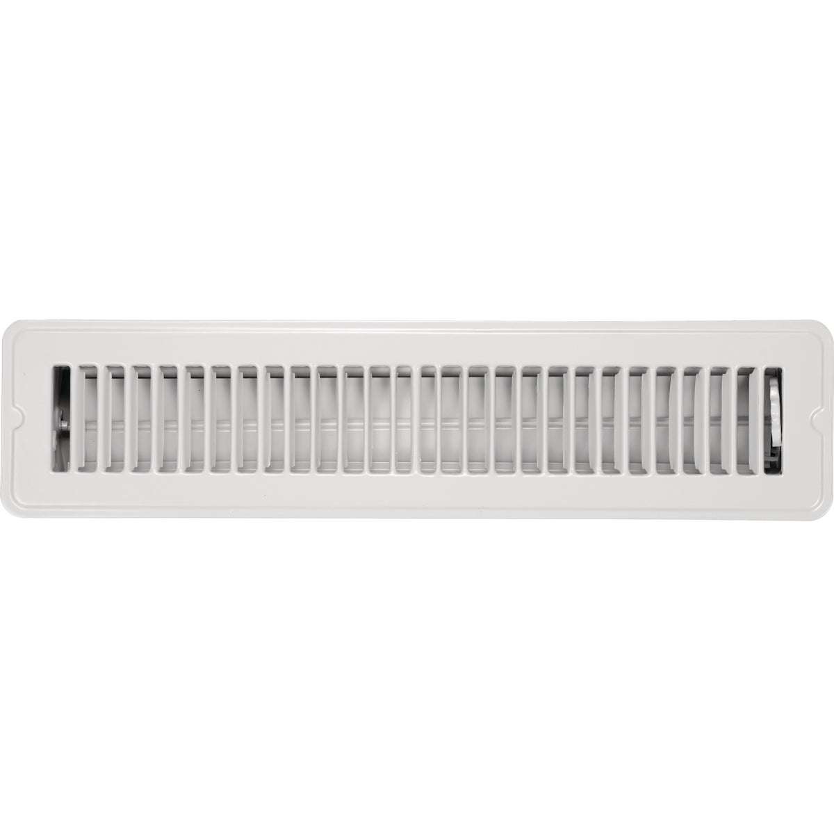 Home Impressions 2-1/4 In. x 14 In. White Steel Floor Register
