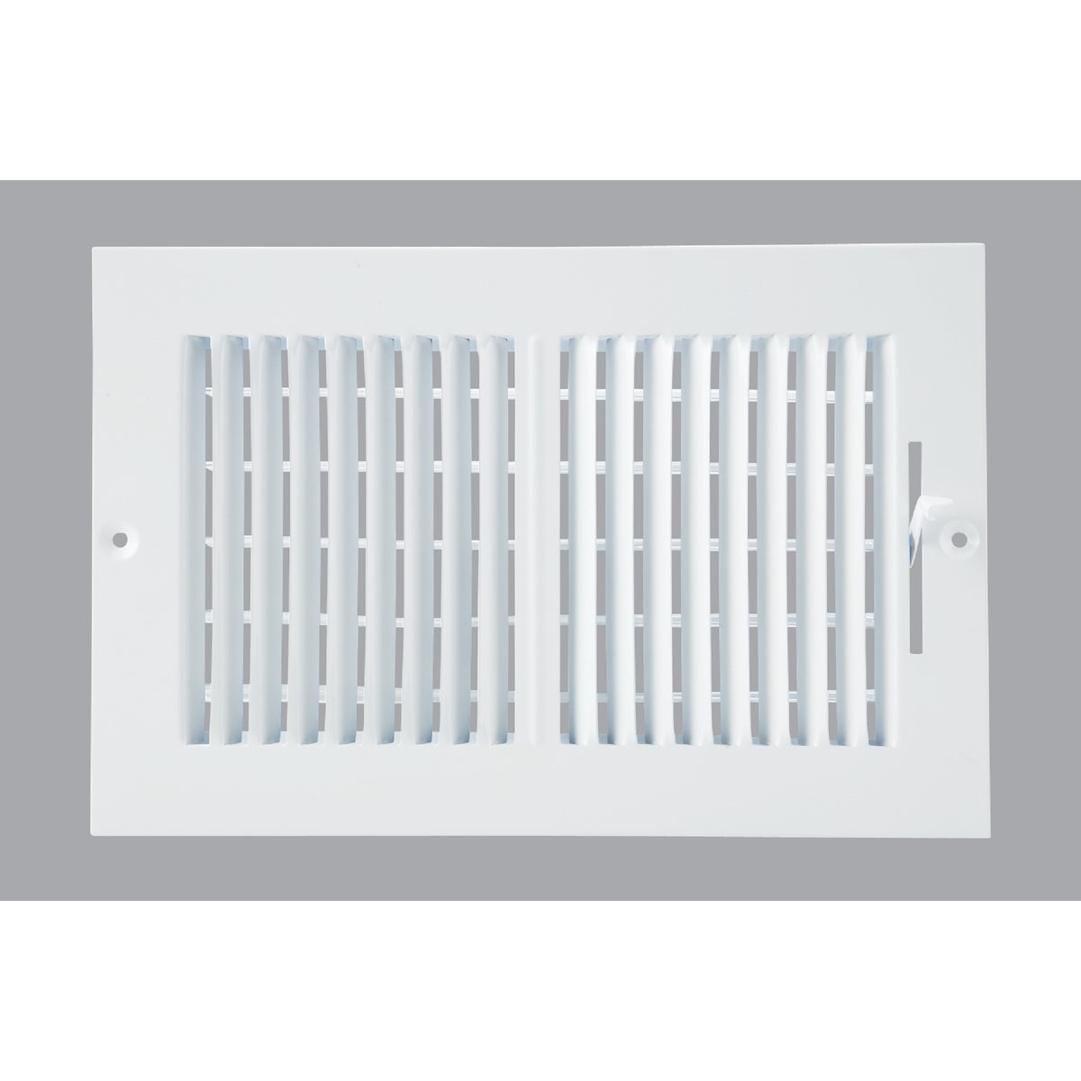 Home Impressions 11.77 In. x 7.76 In. White Steel Wall Register