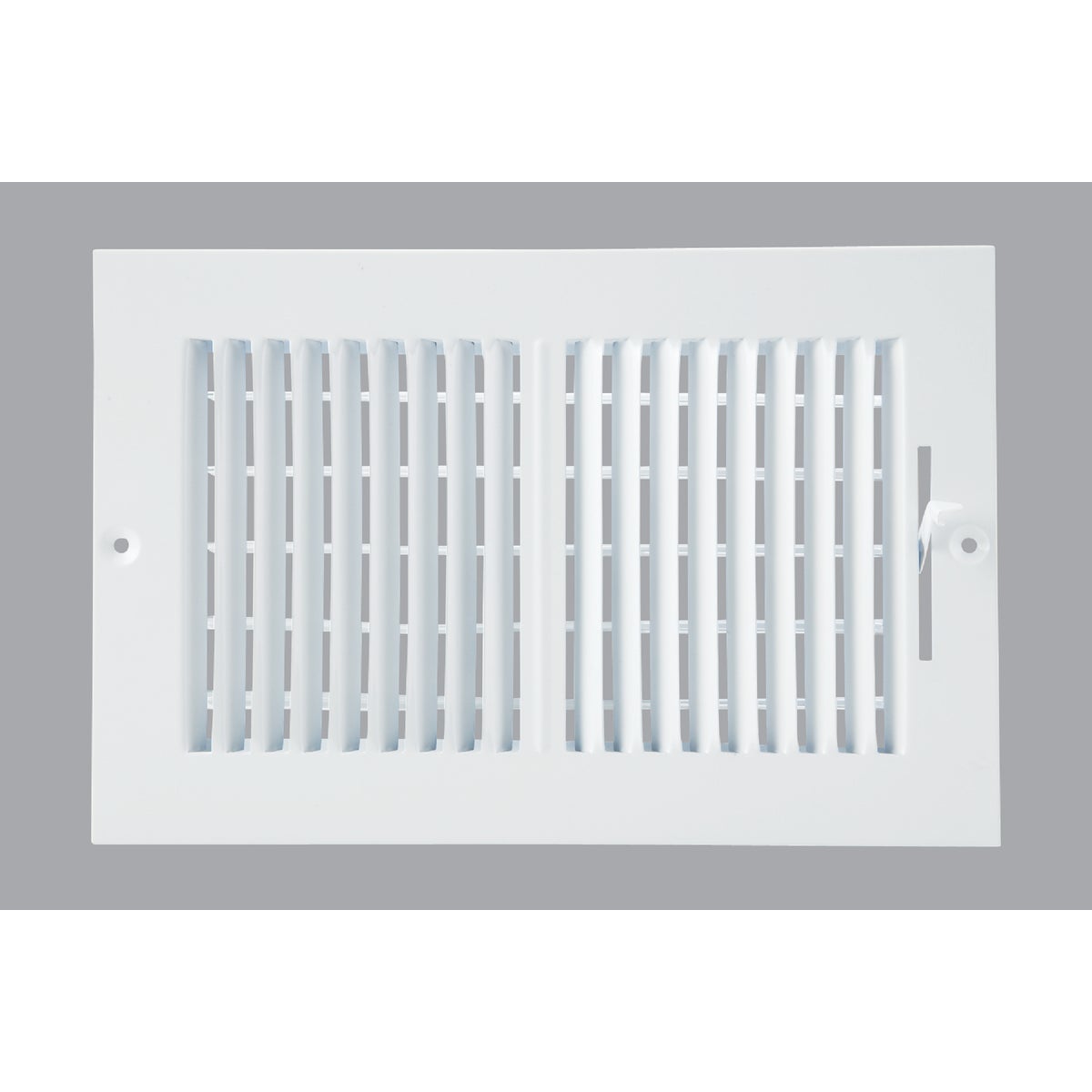 Home Impressions White Steel 7.76 In. Wall Register