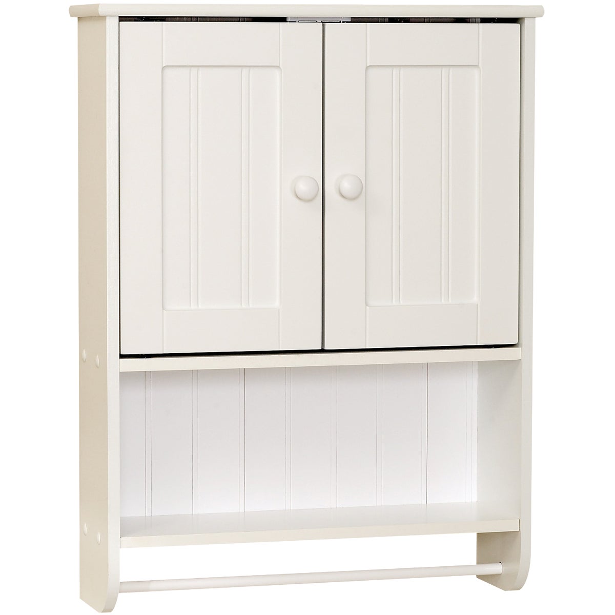 Zenith Country Cottage White 21-5/8 In. W. x 6-3/4 In. D. x 25-3/4 In. H. Wall Bath Cabinet