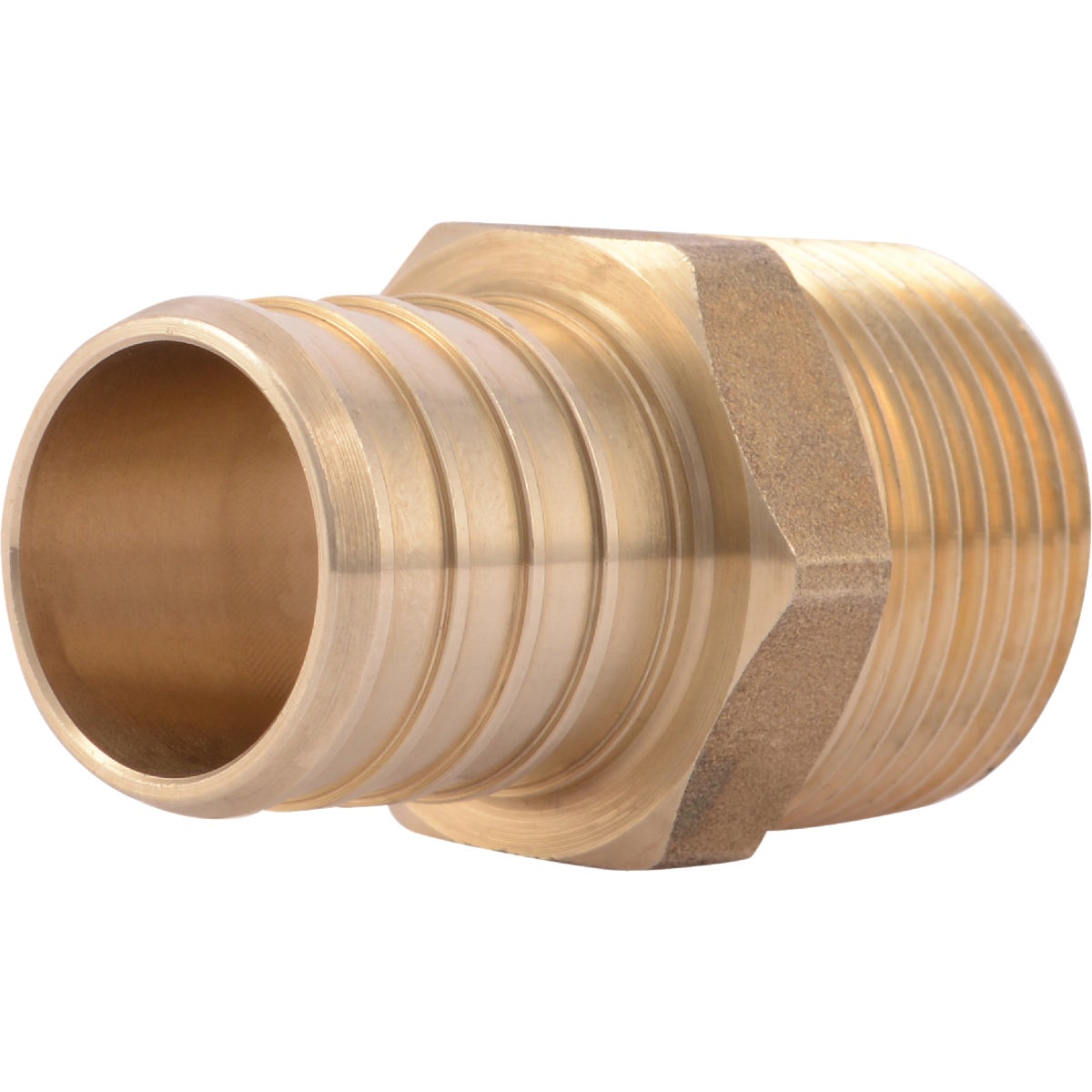 SharkBite 1 In. CF x 3/4 In. MPT Brass PEX Adapter