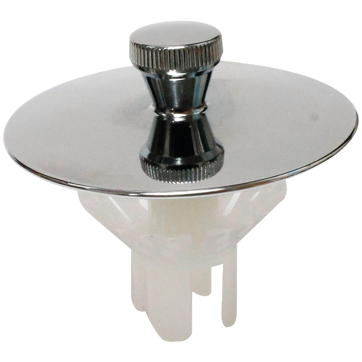 Keeney Quick-N-Easy Bathtub Drain Stopper with Polished Chrome Finish