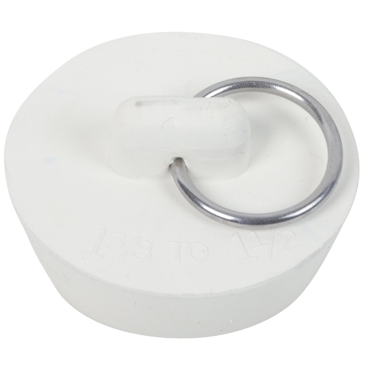 Do it Duo-Fit 1-3/8 In. to 1-1/2 In. White Sink Rubber Drain Stopper