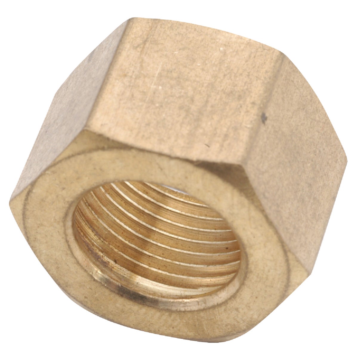 Anderson Metals 3/16 In. Brass Compression Nut (3-Pack)