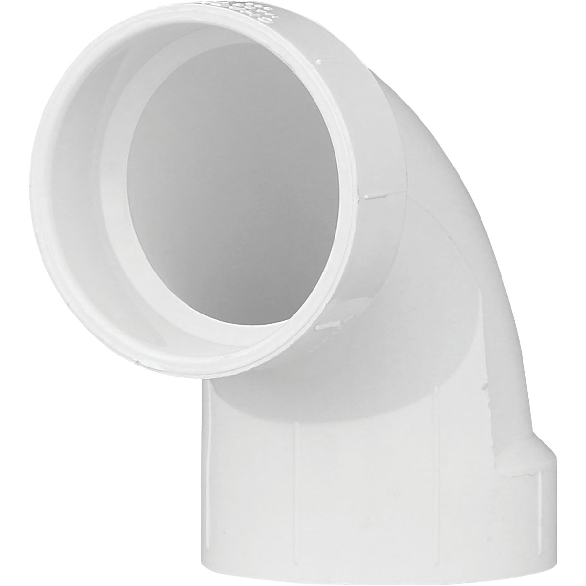 Charlotte Pipe 2 In. Schedule 40 90 Deg. Sanitary DWV PVC Elbow (1/4 Bend)