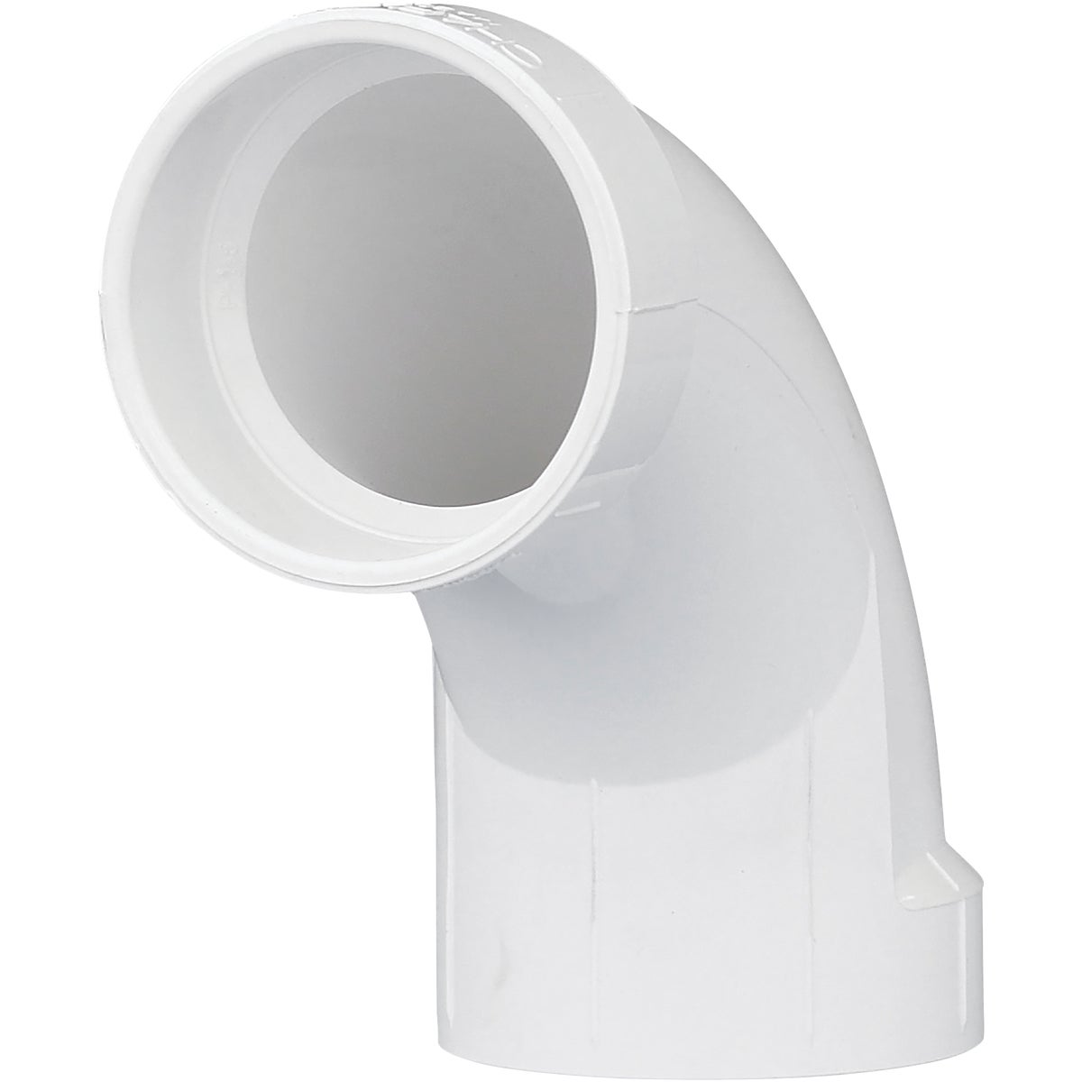 Charlotte Pipe 2 In. Schedule 40 90 Deg. Long Sweep DWV PVC Elbow (1/4 Bend)