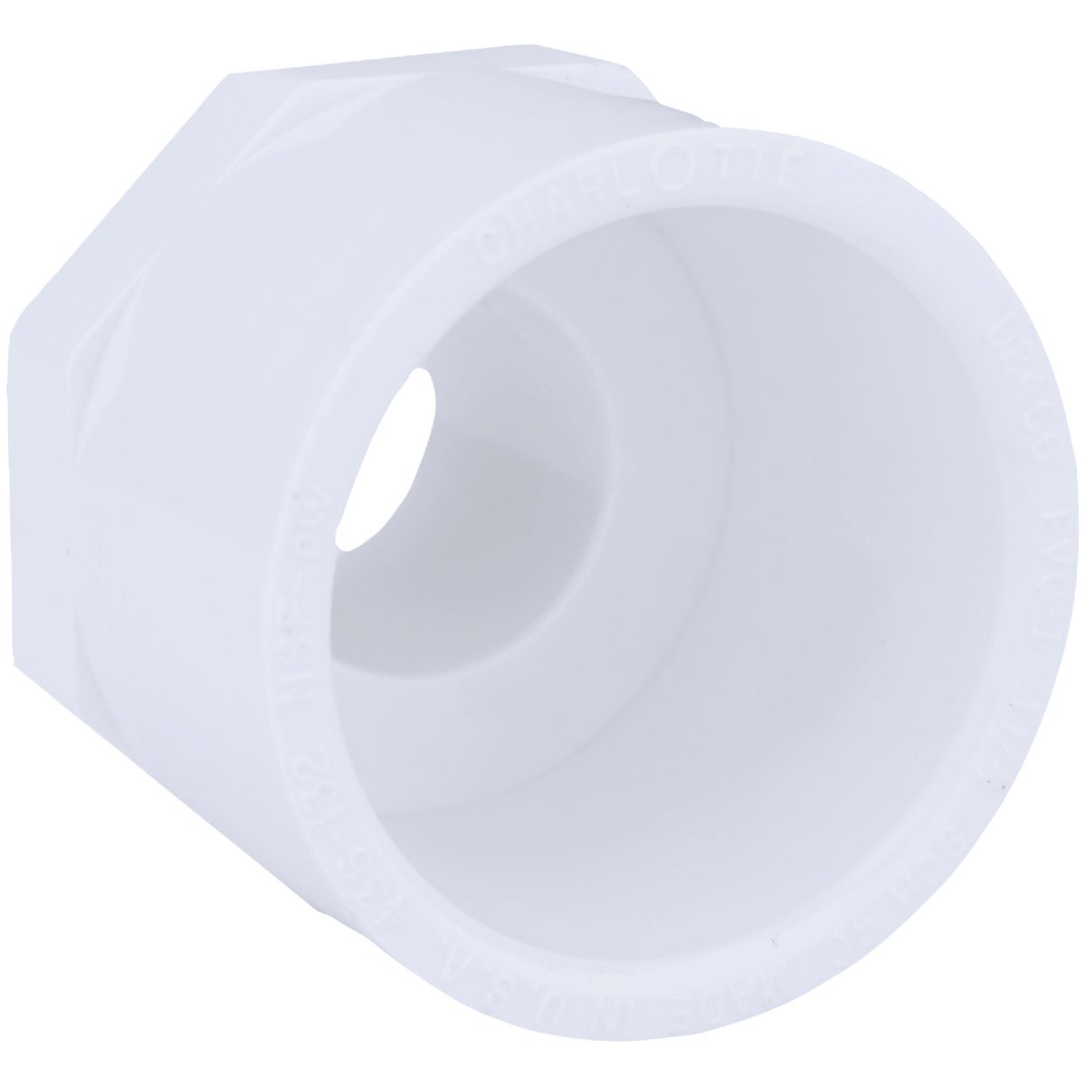 Charlotte Pipe 1 In. x 1-1/4 In. Schedule 40 Male PVC Adapter