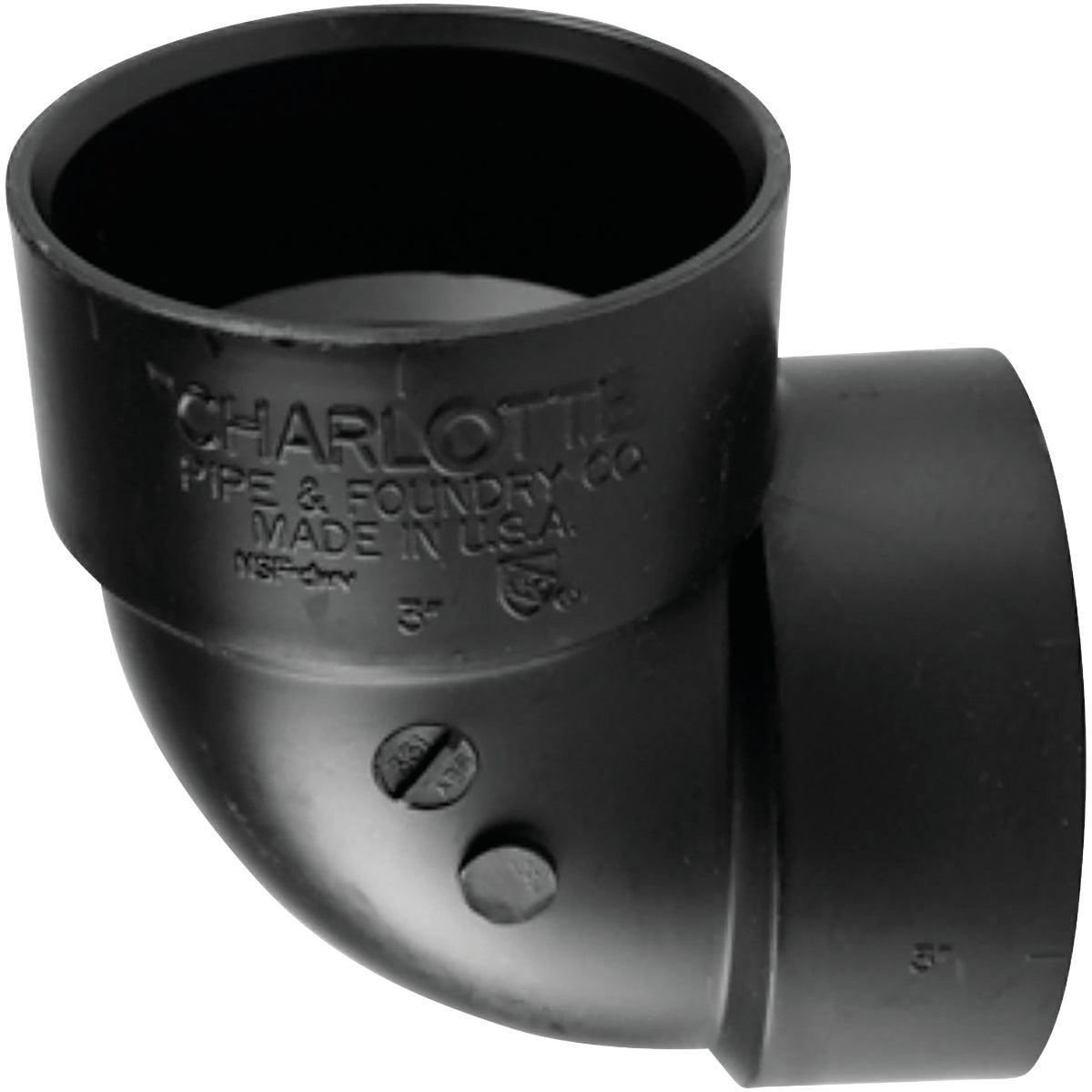 2″ 90D ABS VENT ELBOW