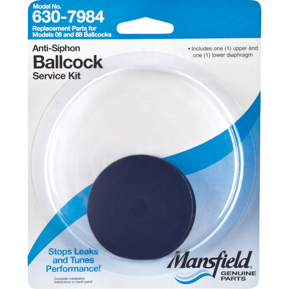 Mansfield Anti-Siphon Ballcock Repair Kit for Models 08 and 88