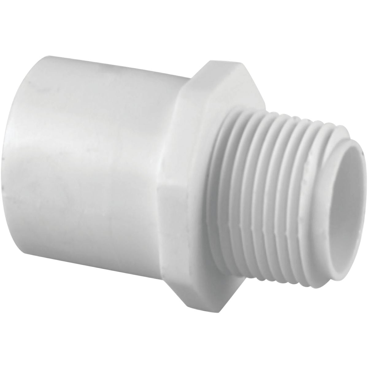 Charlotte Pipe Schedule 40 1/2 in. MPT x 1/2 in. FTP PVC Riser Extension