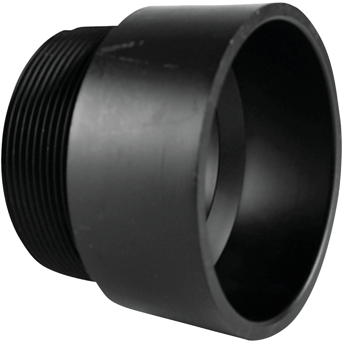 Charlotte Pipe 1-1/2 In. Hub x MPT Male ABS Adapter