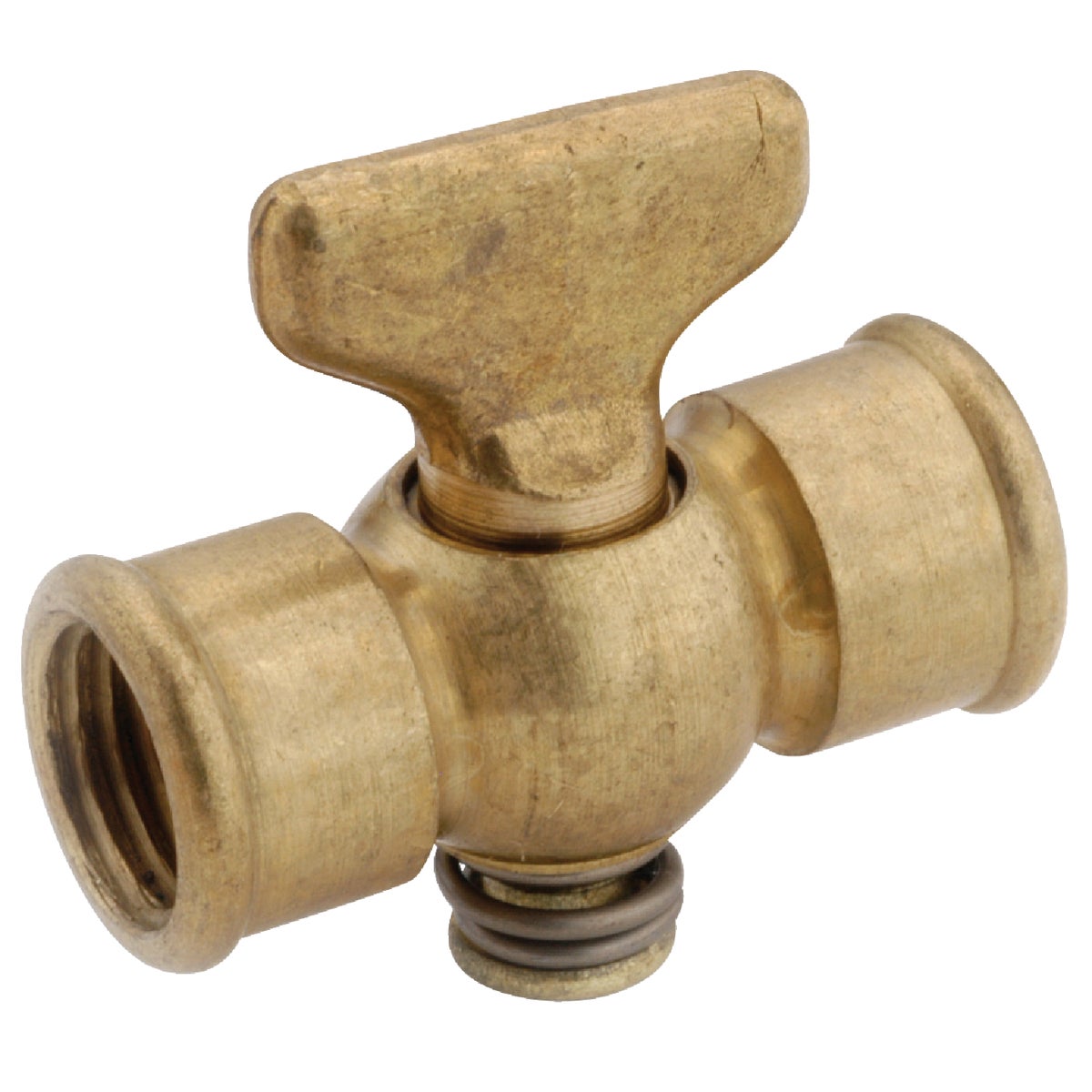 Anderson Metals 1/4 In. FIP x 1/4 In. FIP Brass 80 psi Air Drain Cock