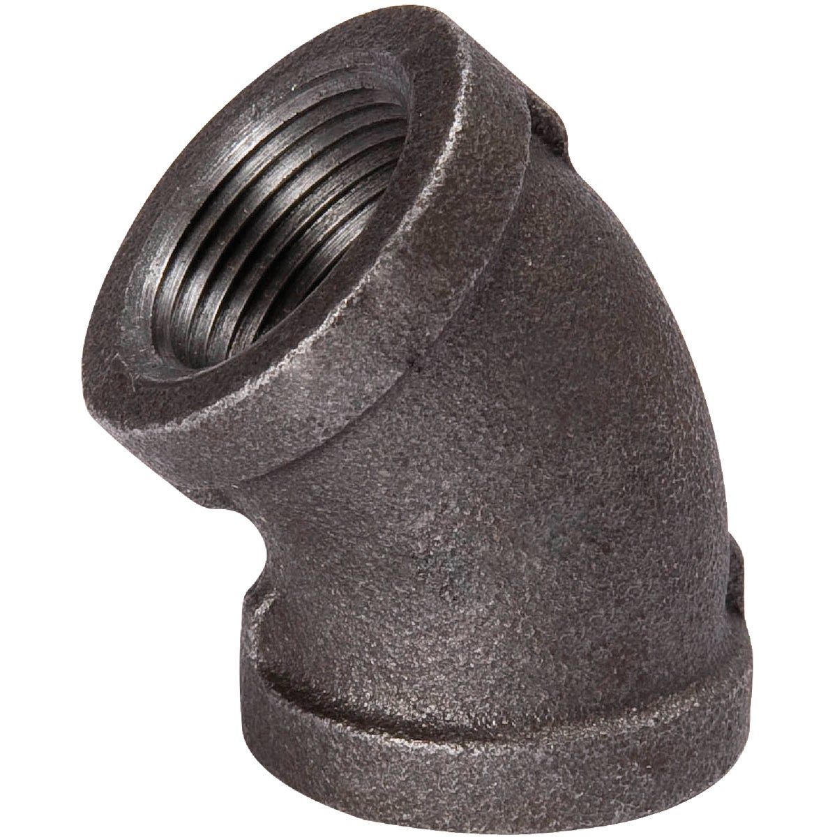 Southland 3/8 In. 45 Deg. Malleable Black Iron Elbow (1/8 Bend)