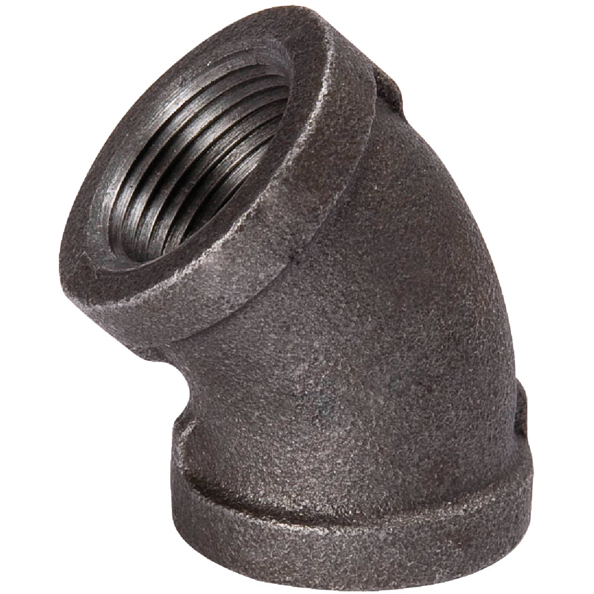 Southland 1/2 In. 45 Deg. Malleable Black Iron Elbow (1/8 Bend)