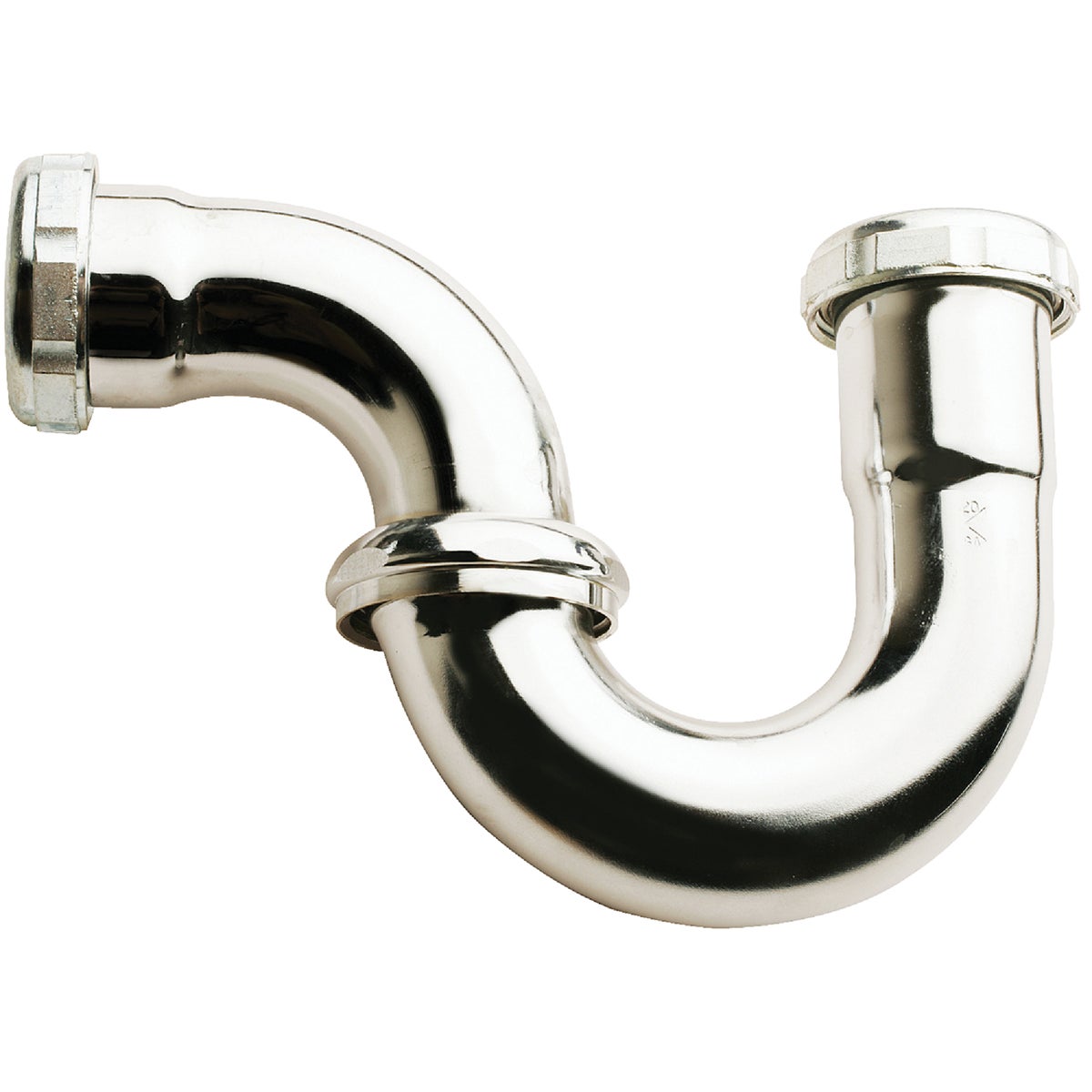 Do it 1-1/4 In. x 1-1/4 In. Satin Nickel Sink Trap