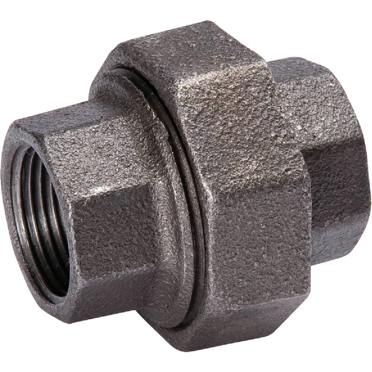 Southland 1/4 In. Ground Joint Malleable Black Iron Union