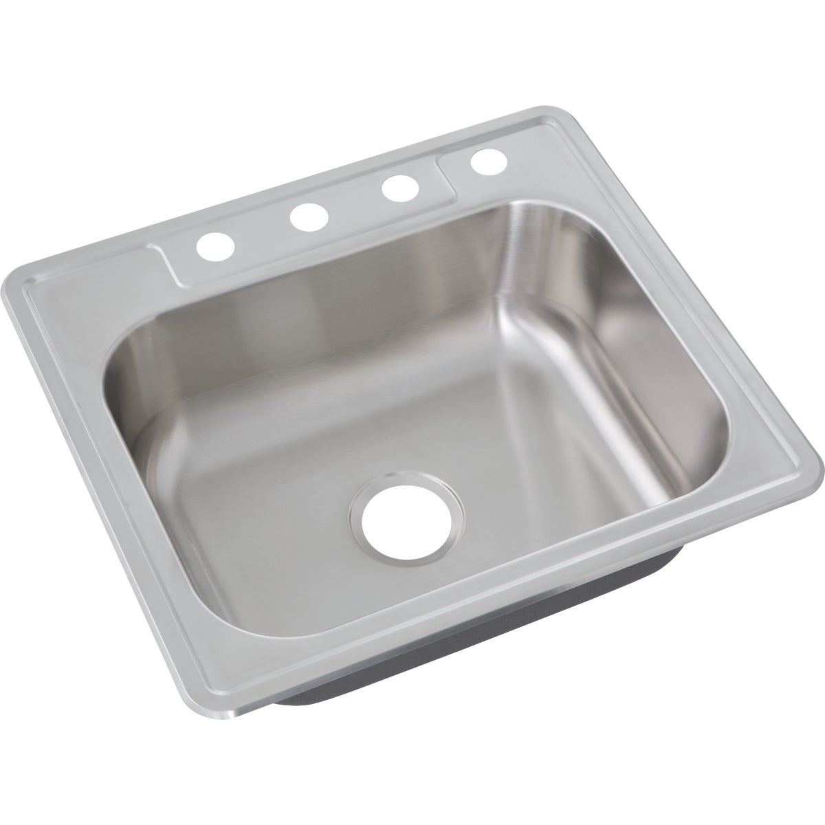 Common Goods 25 In. x 22 In. x 8 In. Single Bowl Top Mount Kitchen Sink