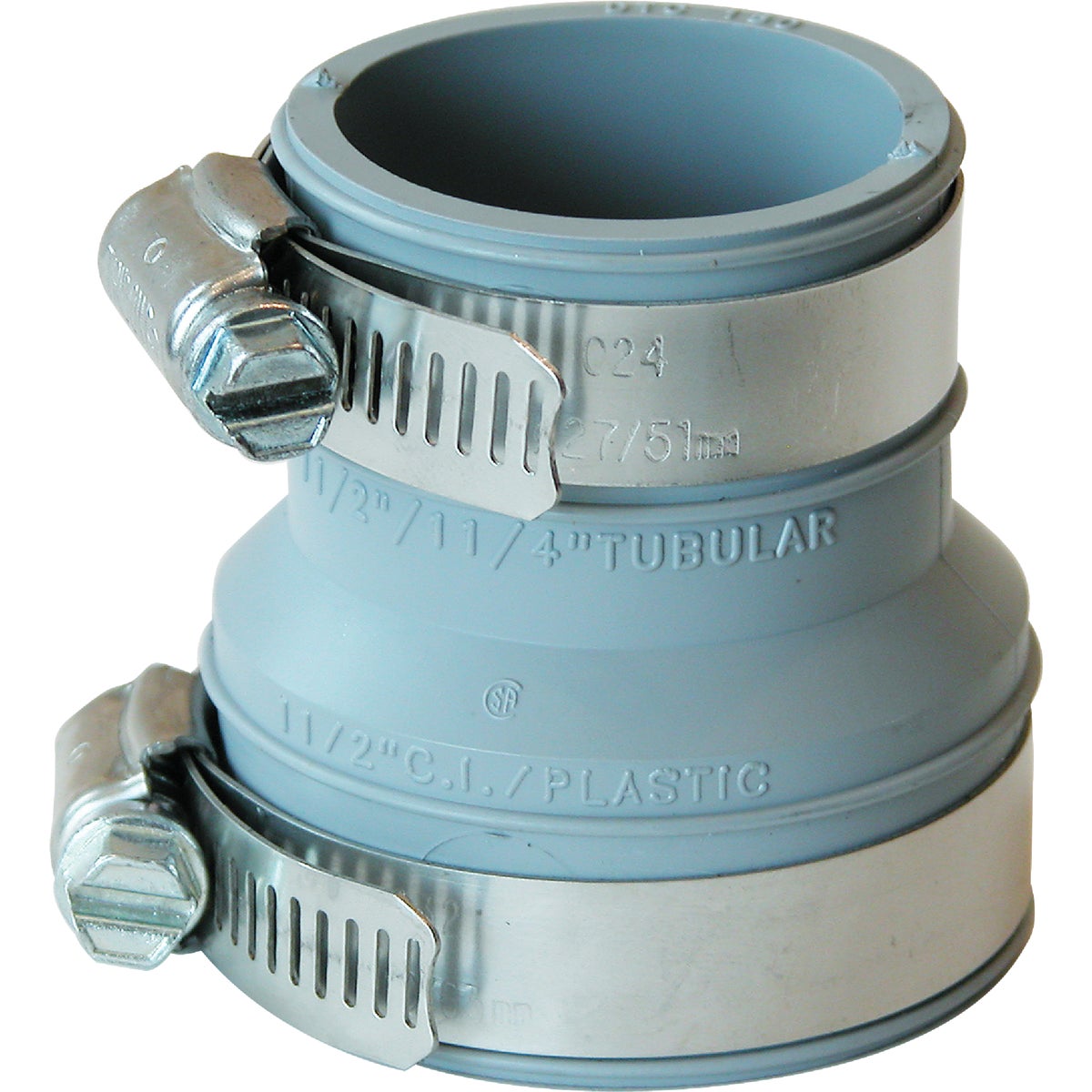 Fernco Flexible 1-1/2 In. x 1-1/2 In. or 1-1/4 In. PVC Drain and Trap Connector