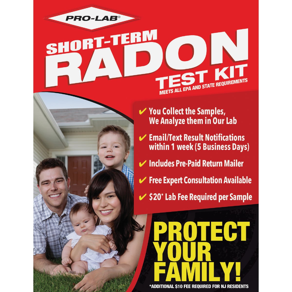 Pro Lab Radon Test Kit