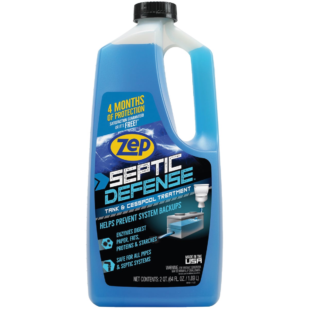 Zep Septic Defense 64 Oz. Cesspool and Septic Tank Treatment