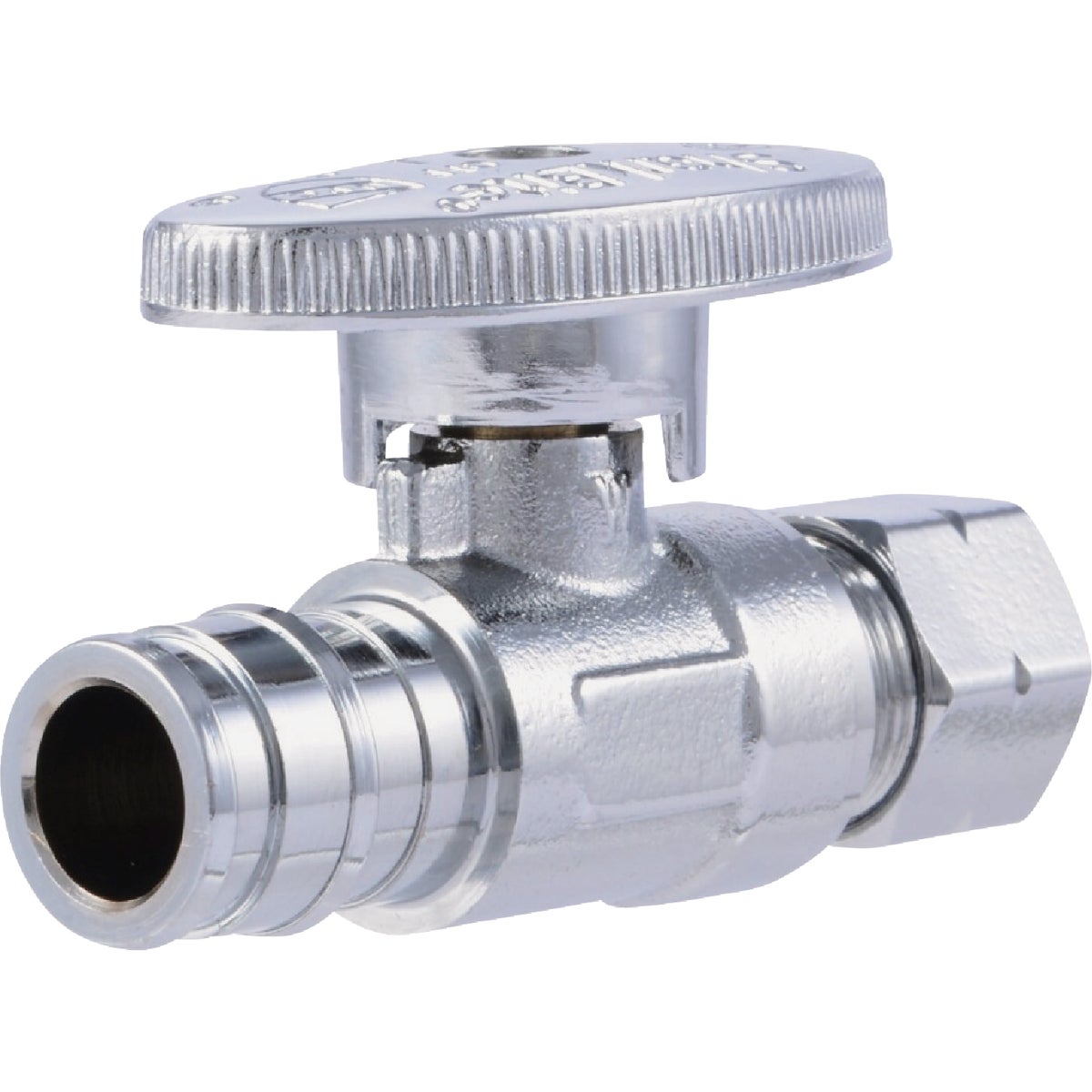 SharkBite 1/2 In. Barb x 3/8 In. Compression Straight PEX-A Stop Valve