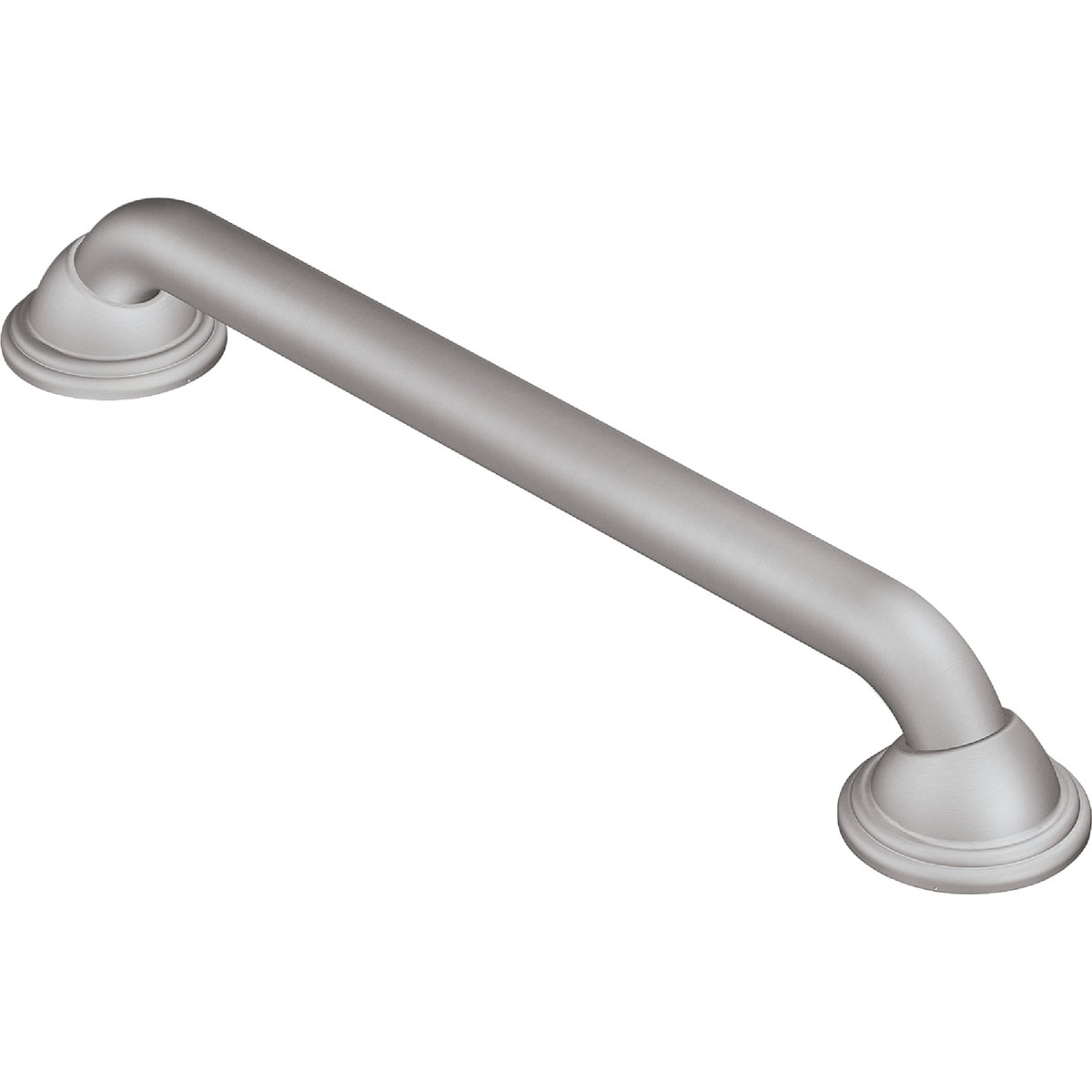 Moen 16 In. x 1-1/4 In. Concealed Screw Designer Elite Grab Bar, Brushed Nickel