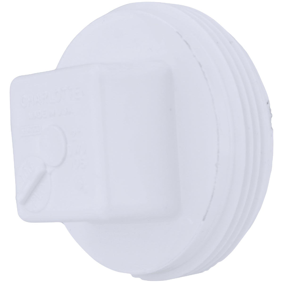 Charlotte Pipe 2 In. Schedule 40 DWV Cleanout PVC Plug