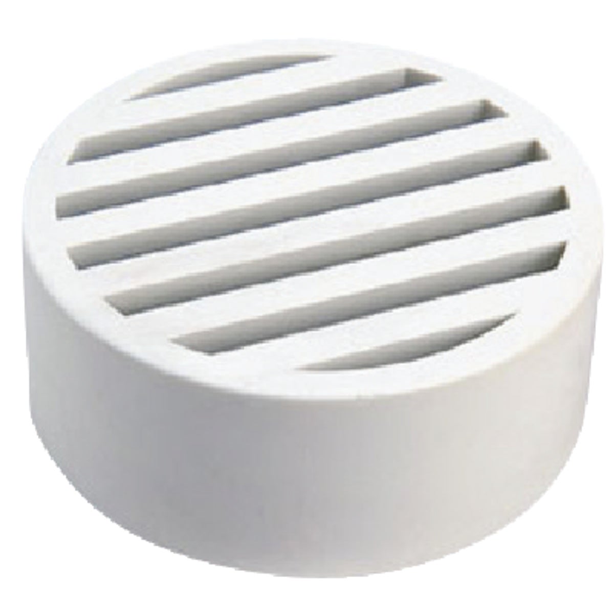 NDS 3 In. Gray Styrene Deck Drain