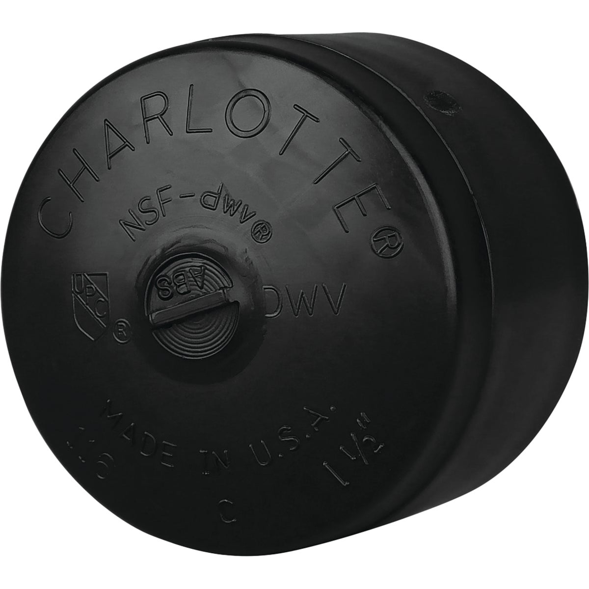 Charlotte Pipe 1-1/2 In. Hub ABS Cap