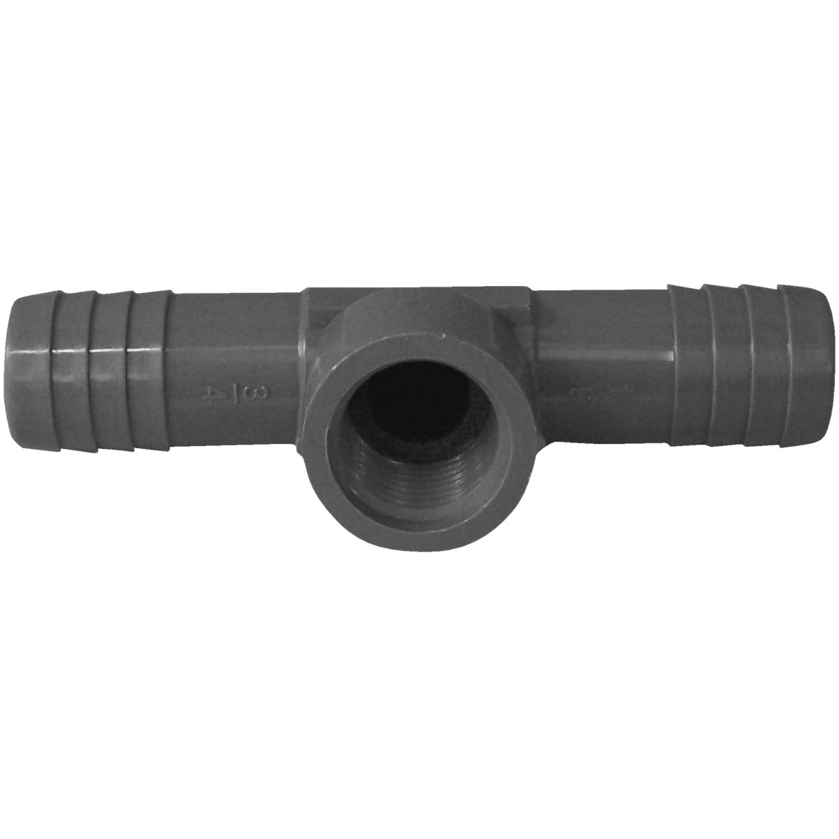 Boshart 3/4 In. x 3/4 In. x 1/2 In. FIP Combination Polypropylene Insert Tee