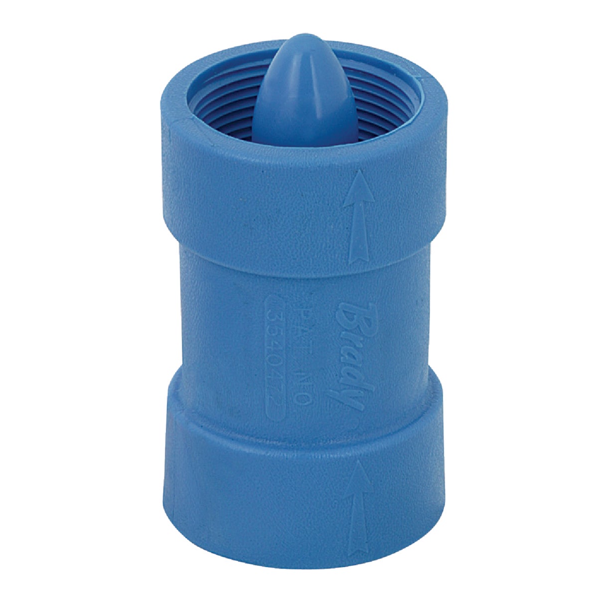 Campbell Brady 1-1/2 In. Acetal Polymer Spring Loaded Check Valve