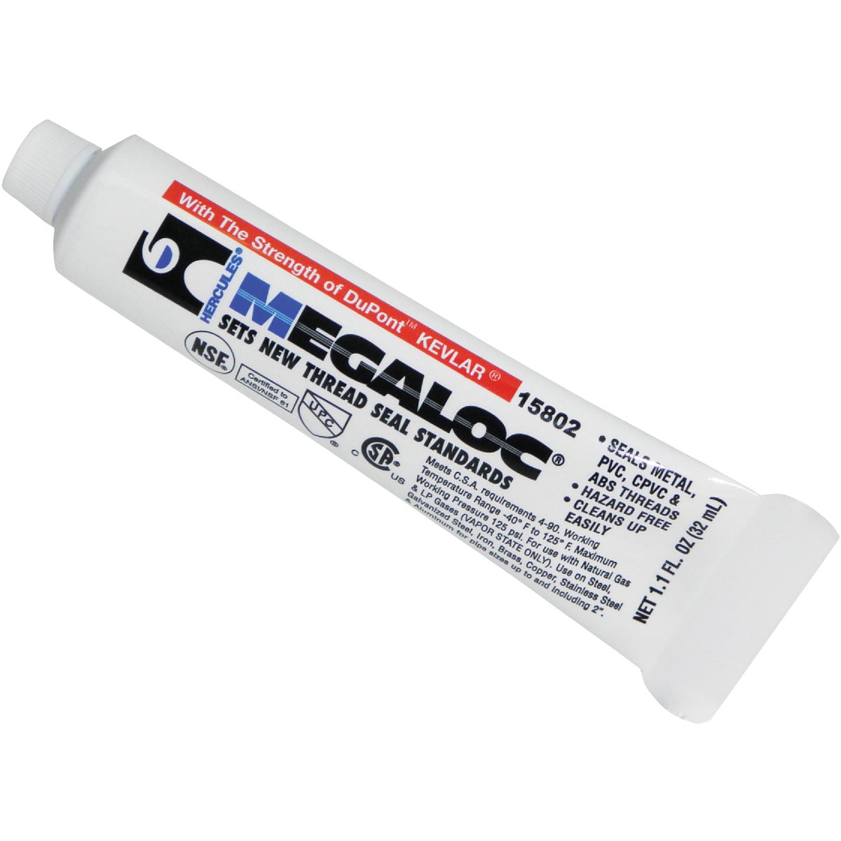 Hercules Megaloc 1.1 Fl. Oz. Blue Thread Sealant