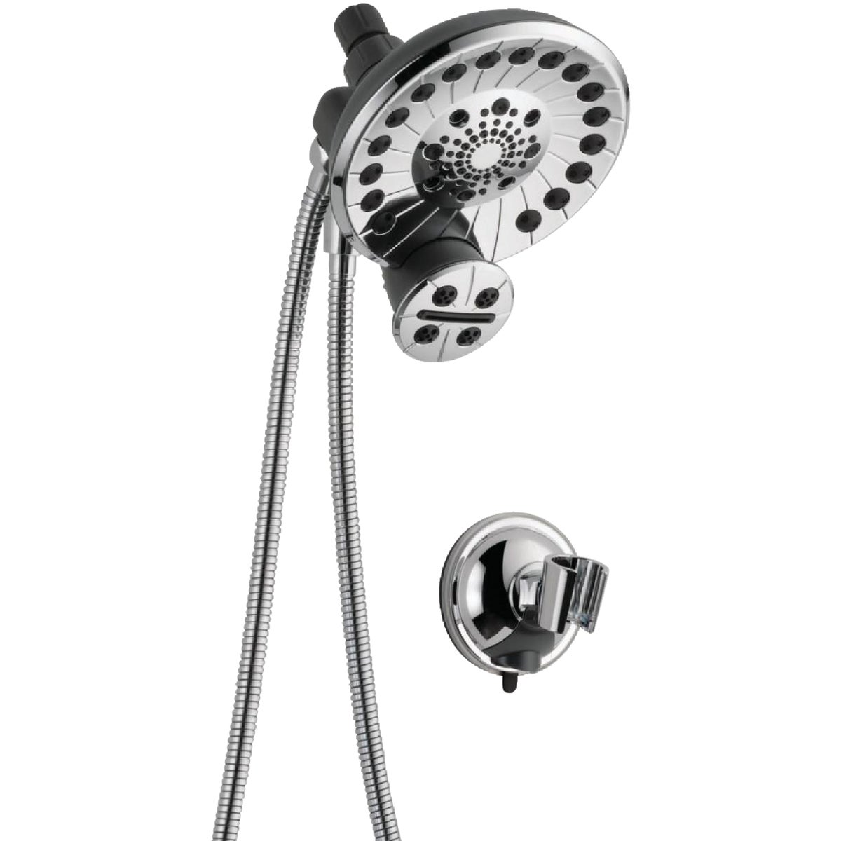 Peerless SideKick 3-Spray 1.75 GPM Combo Handheld Shower and Showerhead w/o Attachments, Chrome