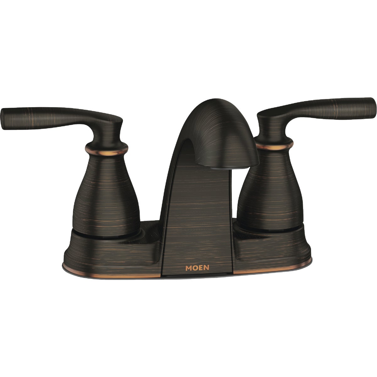 Moen Hilliard Mediterranean Bronze 2-Handle Centerset Bathroom Faucet