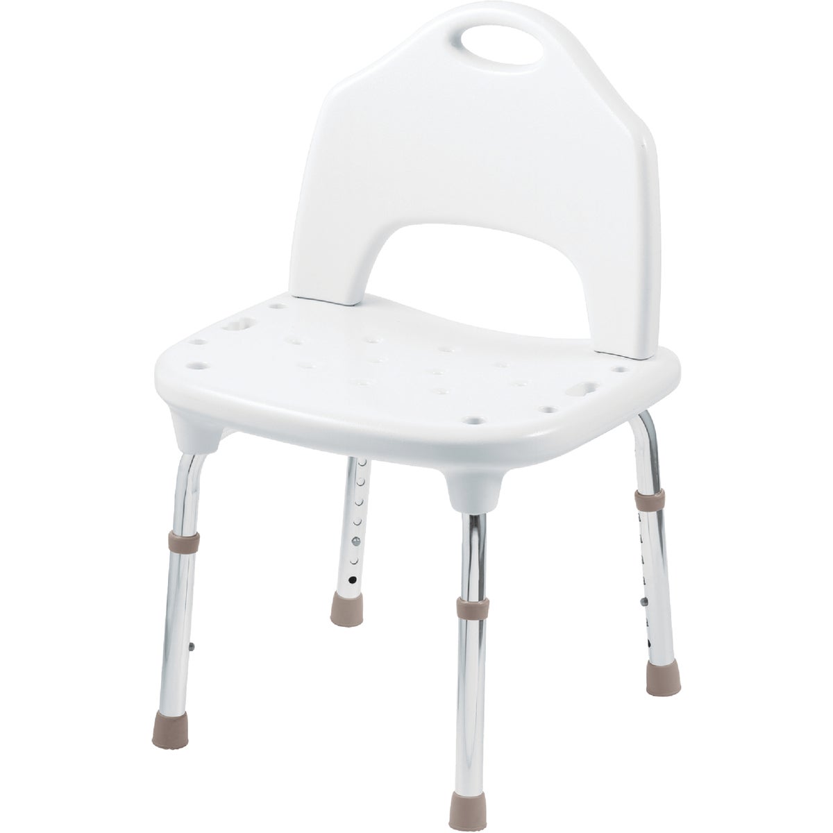 Moen Home Care 400 Lb. White Adjustable Shower & Tub Seat