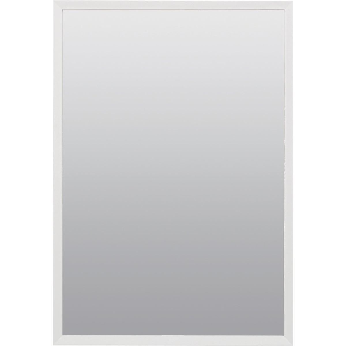 Zenith White 16 In. W x 22 In. H x 5 D Single Mirror Surface/Recess Mount Framed Medicine Cabinet