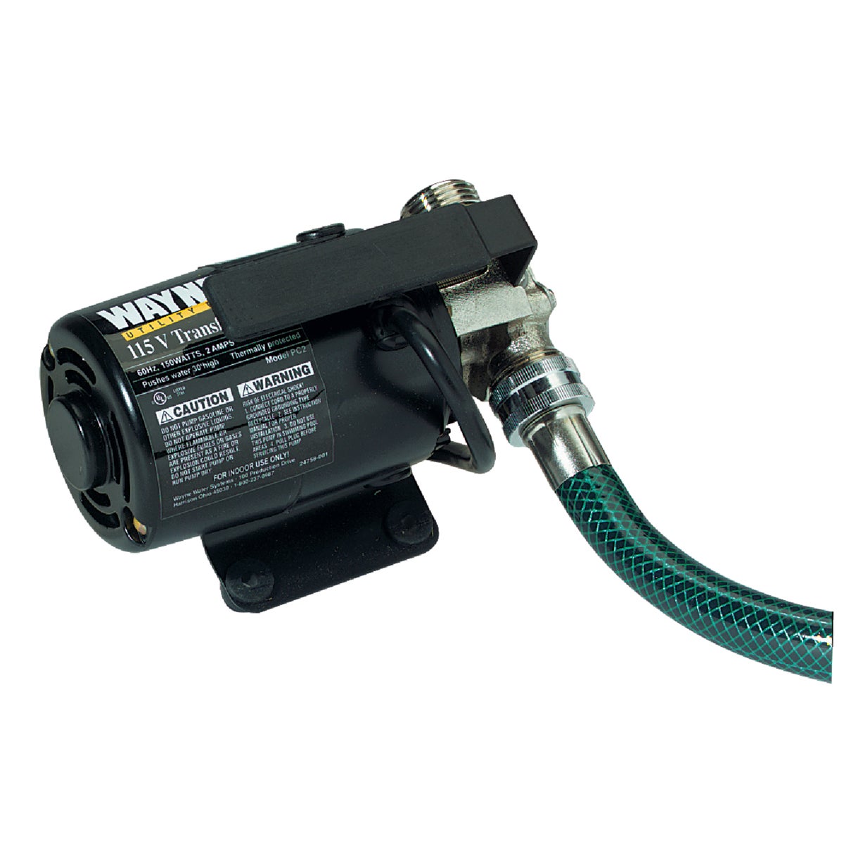 Wayne 1/2 HP 115V 340 GPH Lift Portable Pump