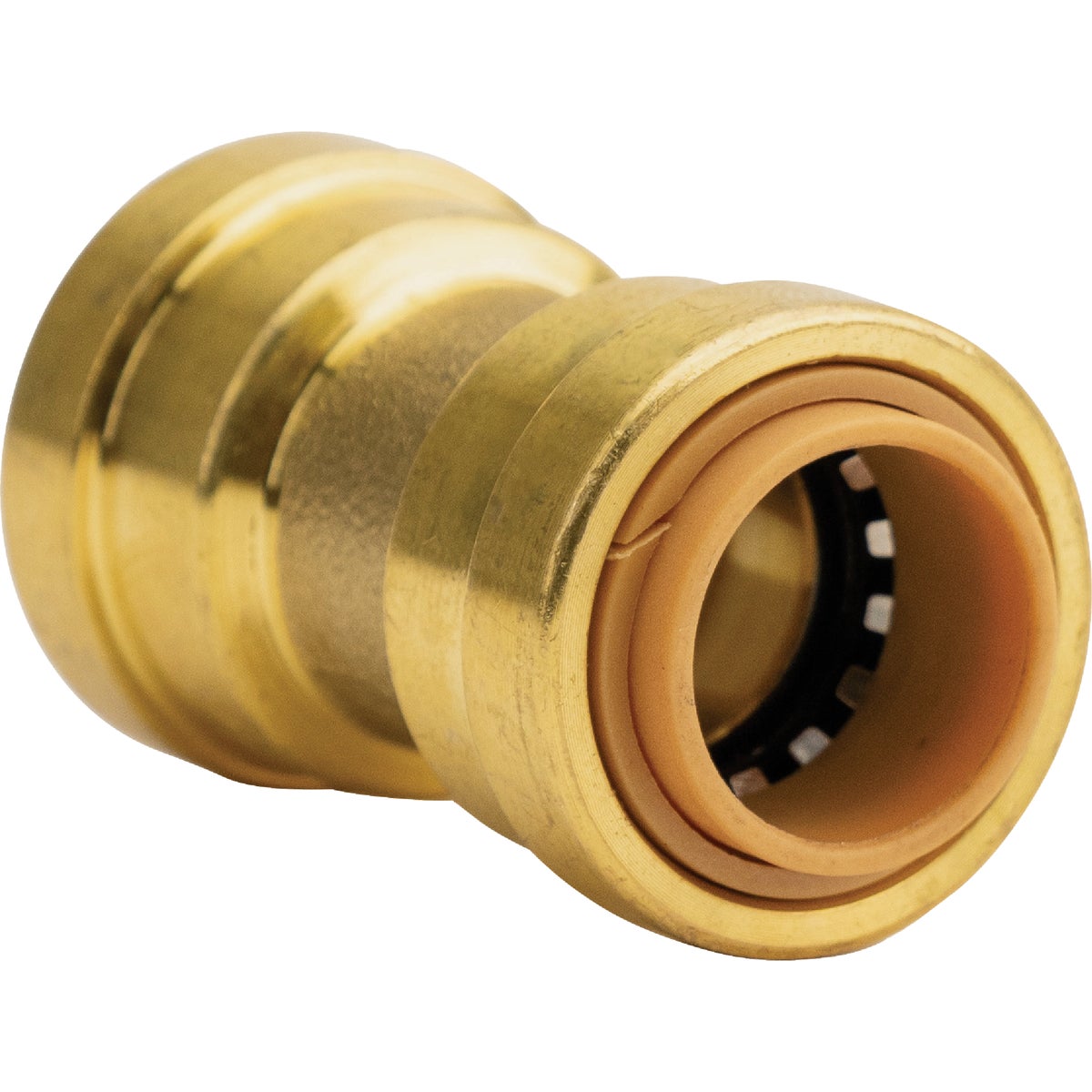 QuickFitting 1/2 In. Push-to-Connect Brass Straight Coupling