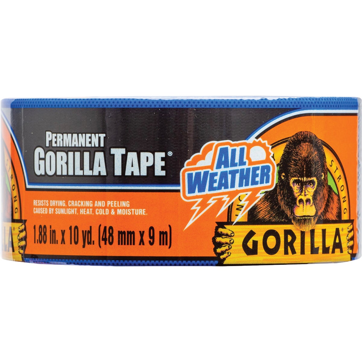 Gorilla 1.88 In. x 10 Yd. All Weather Tape, Black
