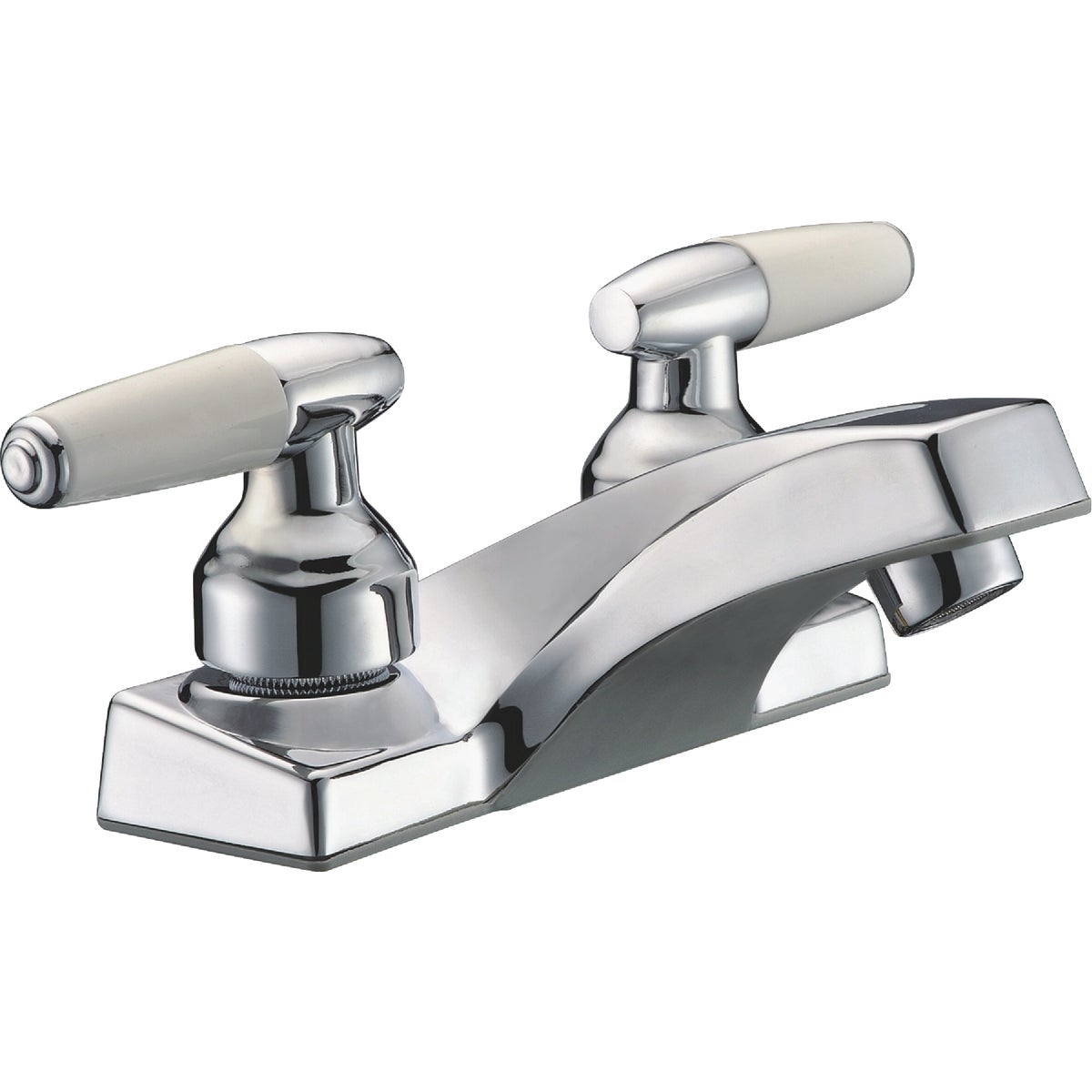 Compass Manufacturing 3211C Brookfield Chrome 2-Handle Lever Bathroom Faucet With Popup