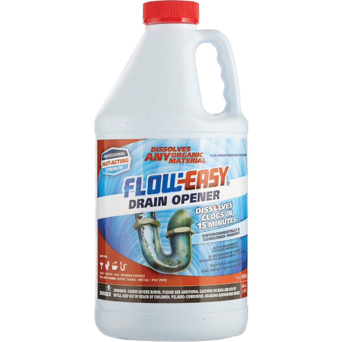 Flow-Easy 64 Oz. Liquid Drain Opener