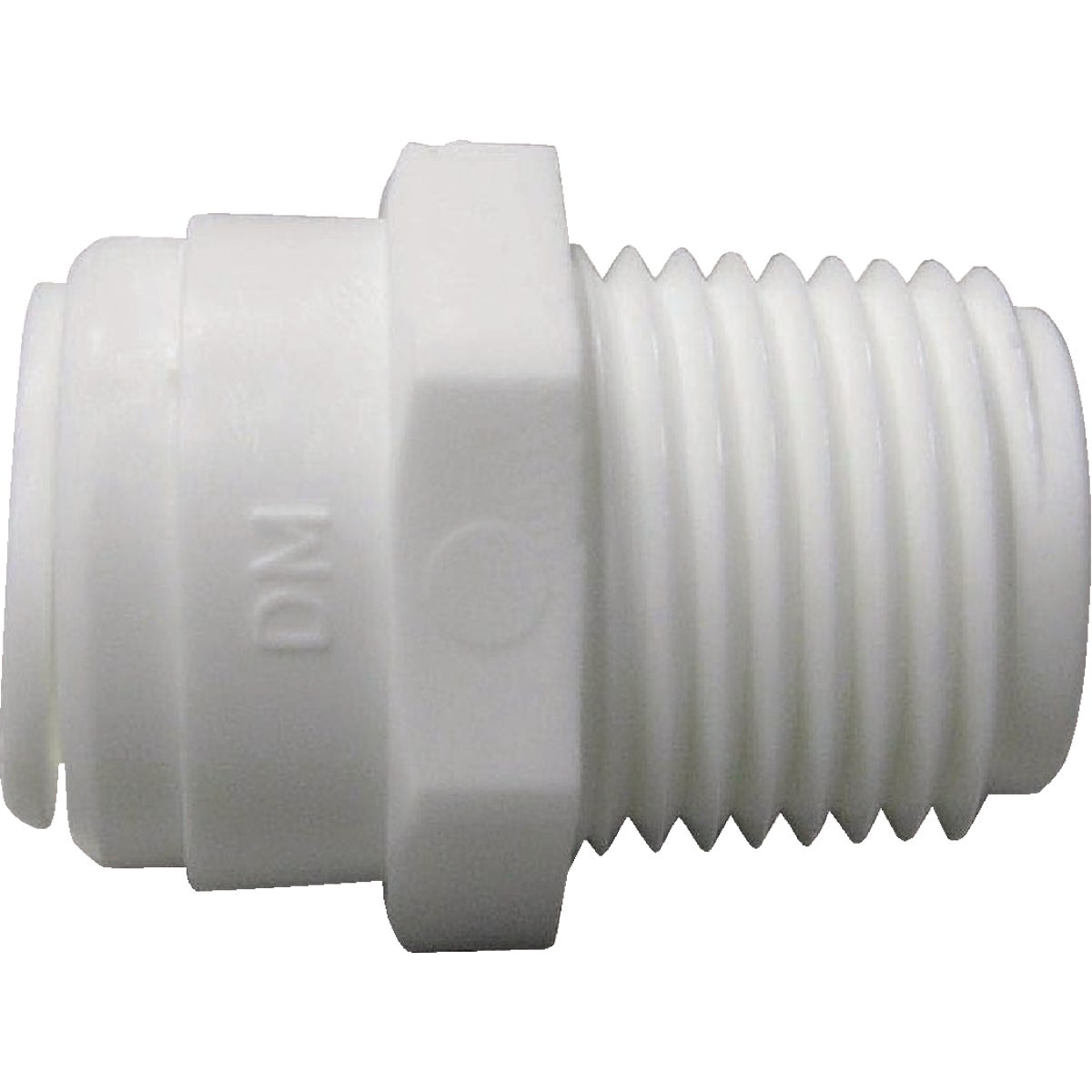 Watts Aqualock 1/2 In. OD x 1/2 In. MPT Push-to-Connect Plastic Adapter