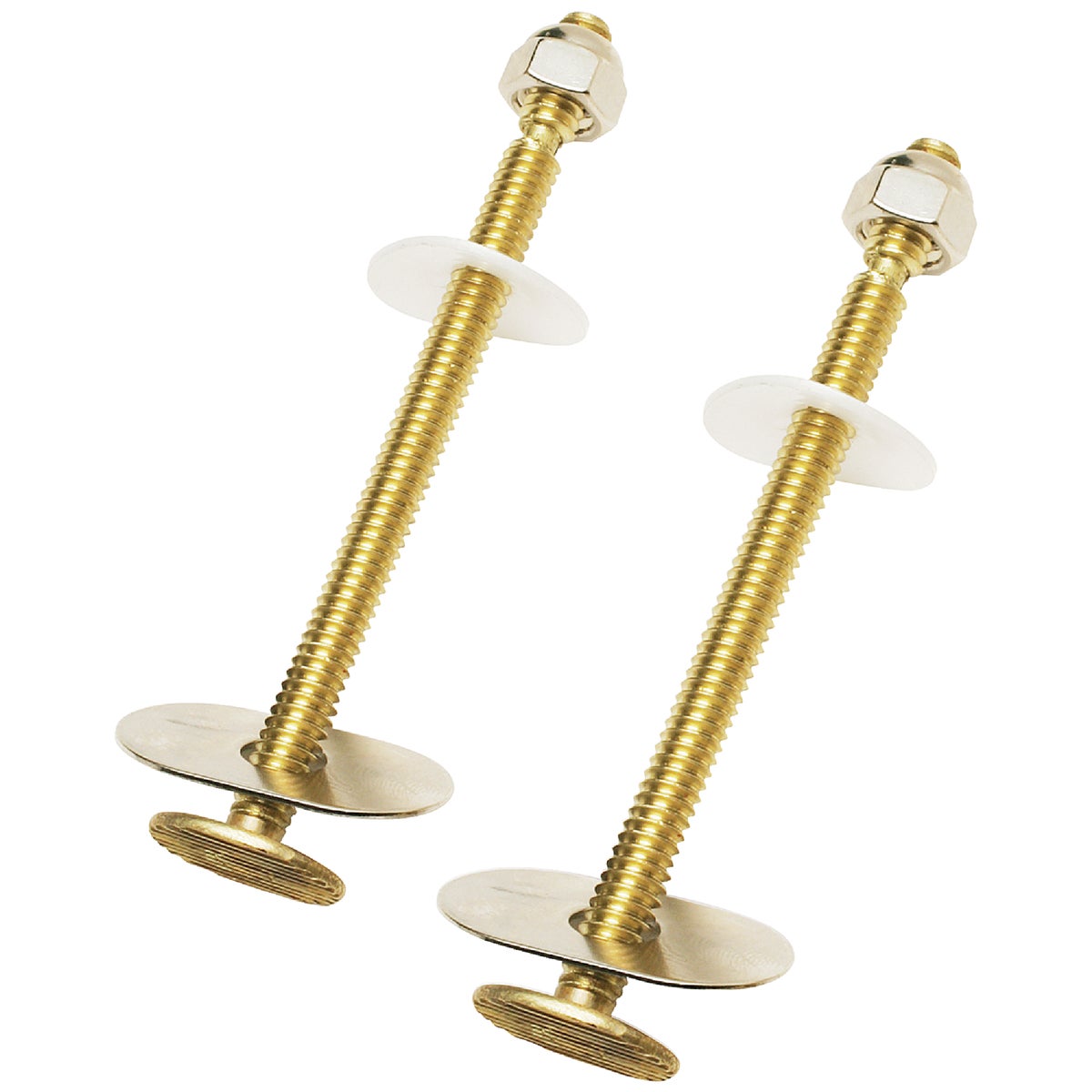 Do it 1/4 In. x 3-1/2 In. Extra Long Solid Brass Toilet Bolts (2 Pack)