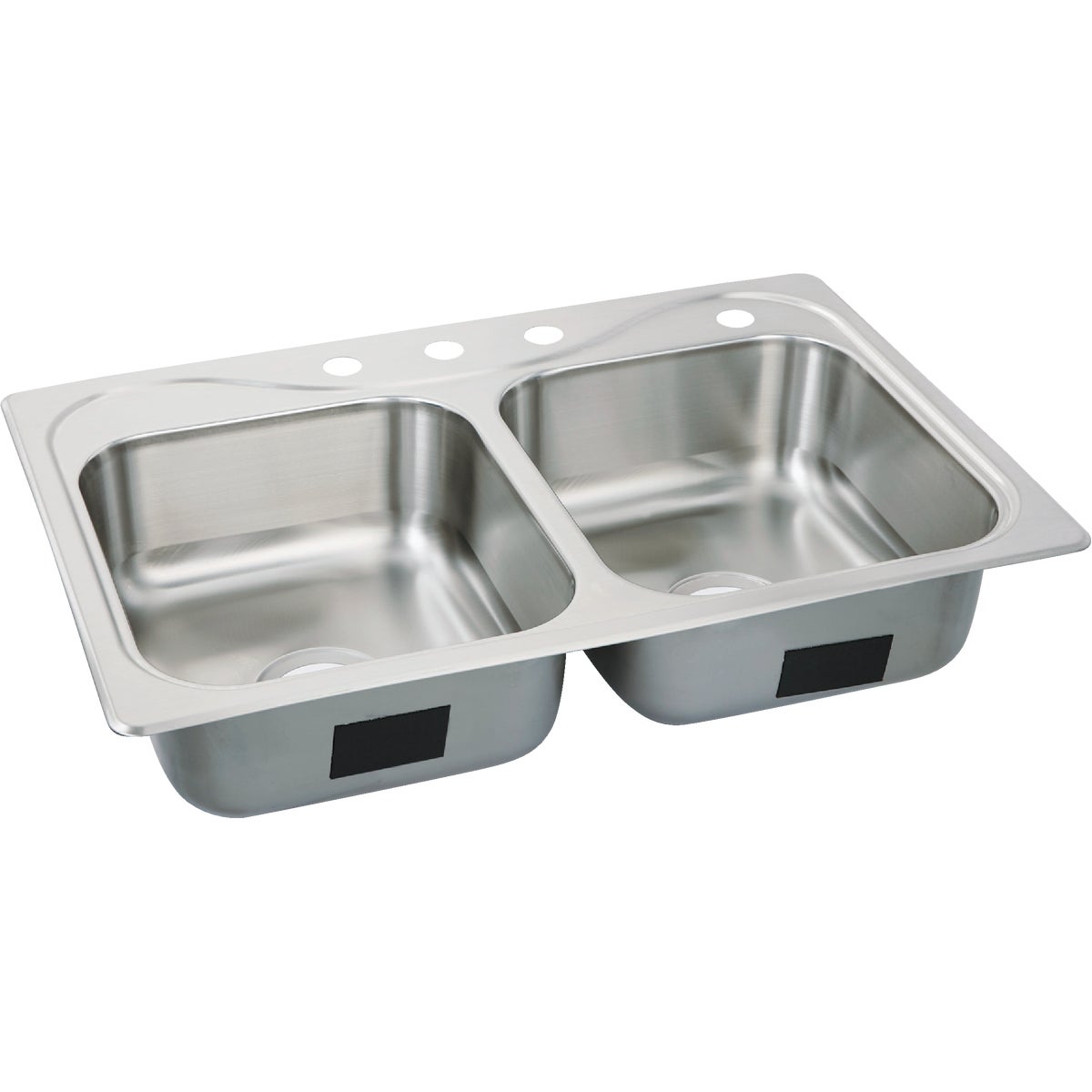 Sterling Southhaven Double Bowl 33 In. x 22 In. x 7 In. Deep Stainless Steel Kitchen Sink