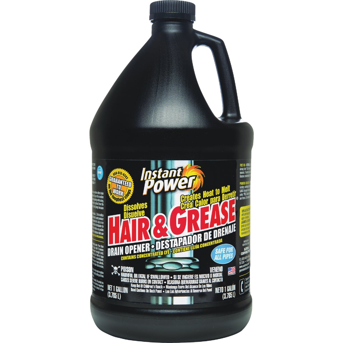 Instant Power Hair & Grease 1 Gal. Liquid Drain Opener
